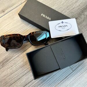 Prada Brown Tortoise Sunglasses